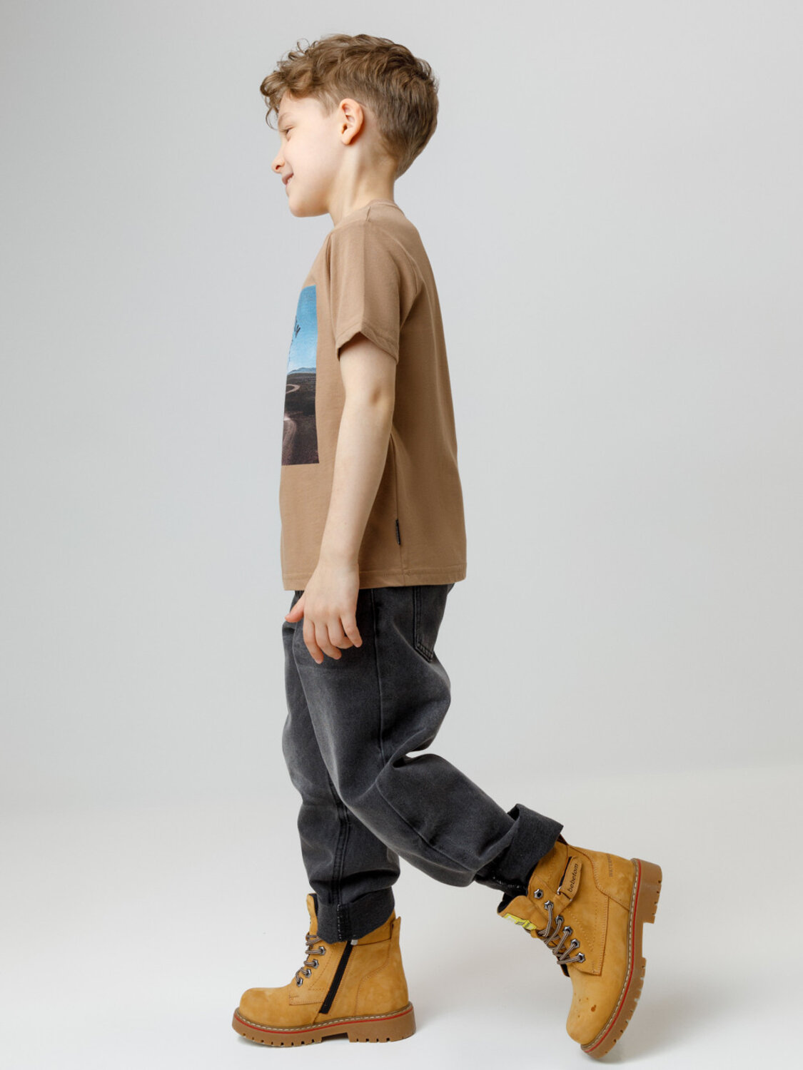 CROCKID Футболка 571551 КР 302840 коричневый