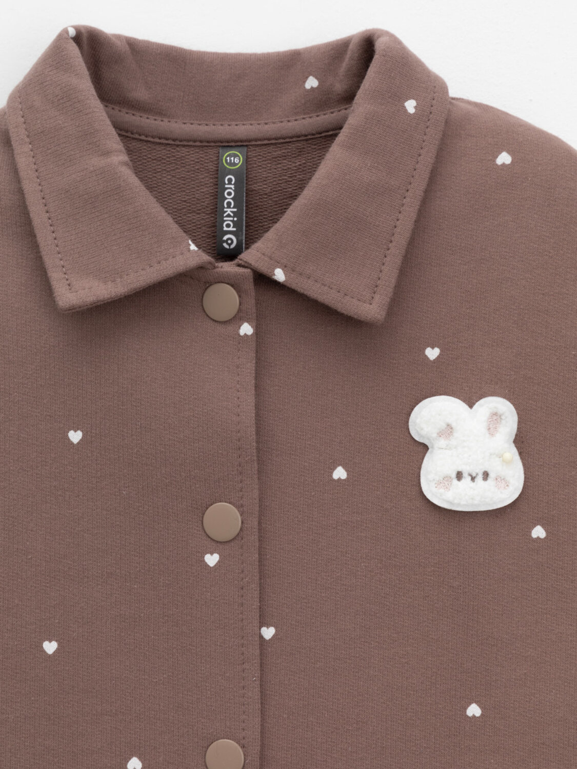 CROCKID Рубашка 571565 КР 302903 коричневый