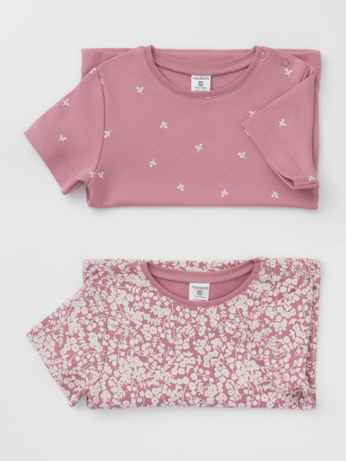 CROCKID Футболка 571568 К 301156-2уп розовый