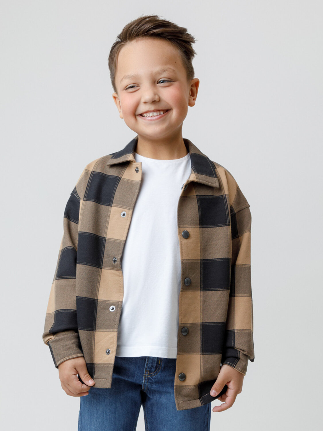 CROCKID Рубашка 571591 КР 302538 коричневый