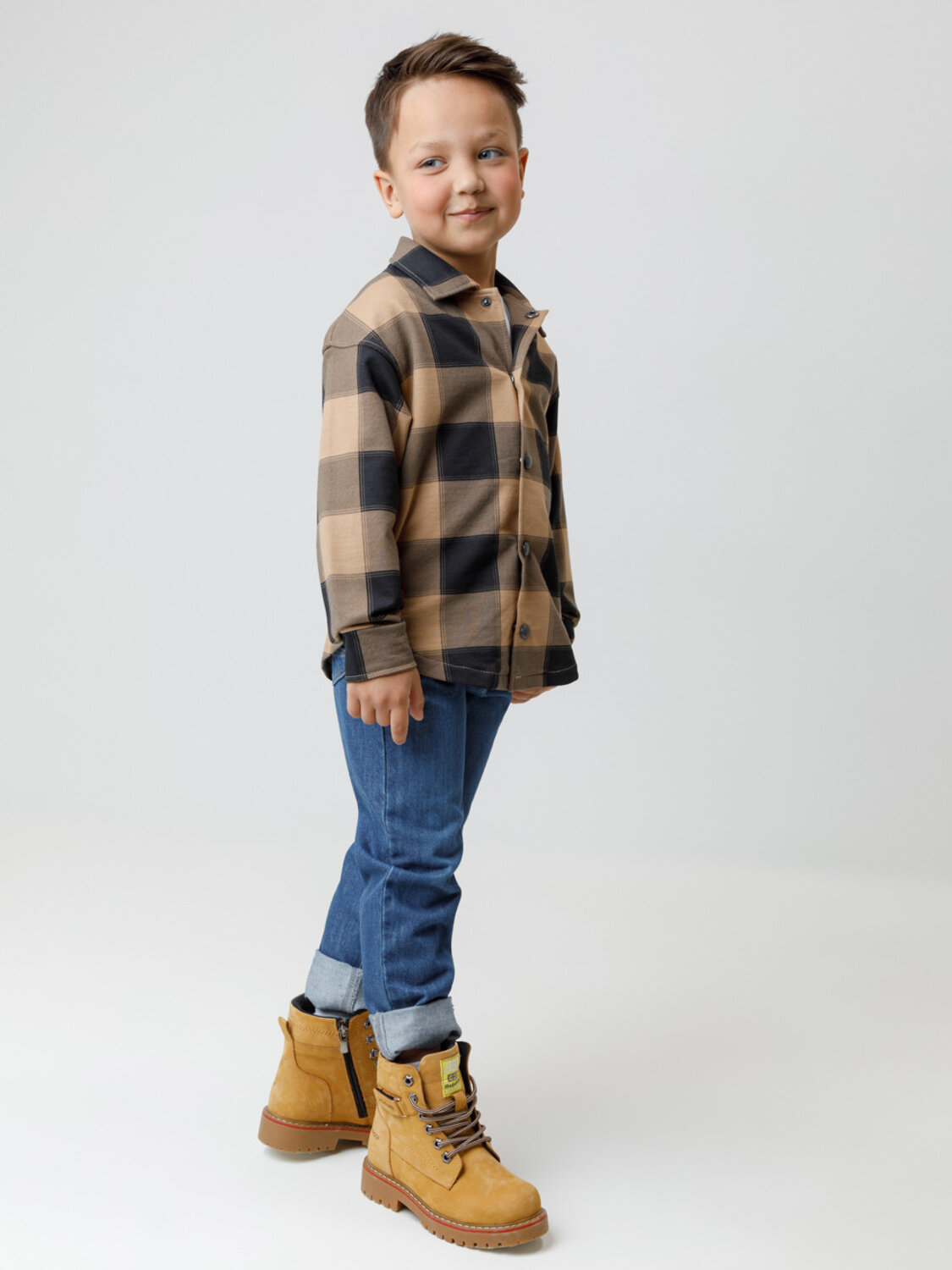 CROCKID Рубашка 571591 КР 302538 коричневый