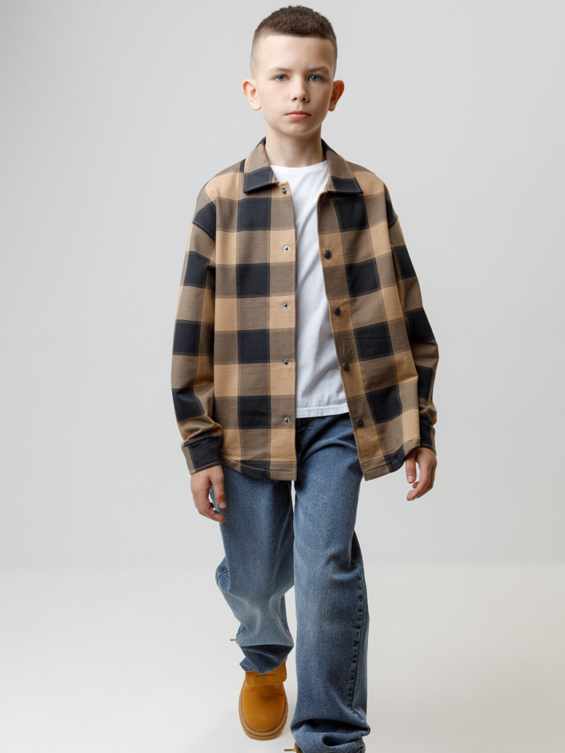 CROCKID Рубашка 571593 КР 302538 коричневый 1038 Н015