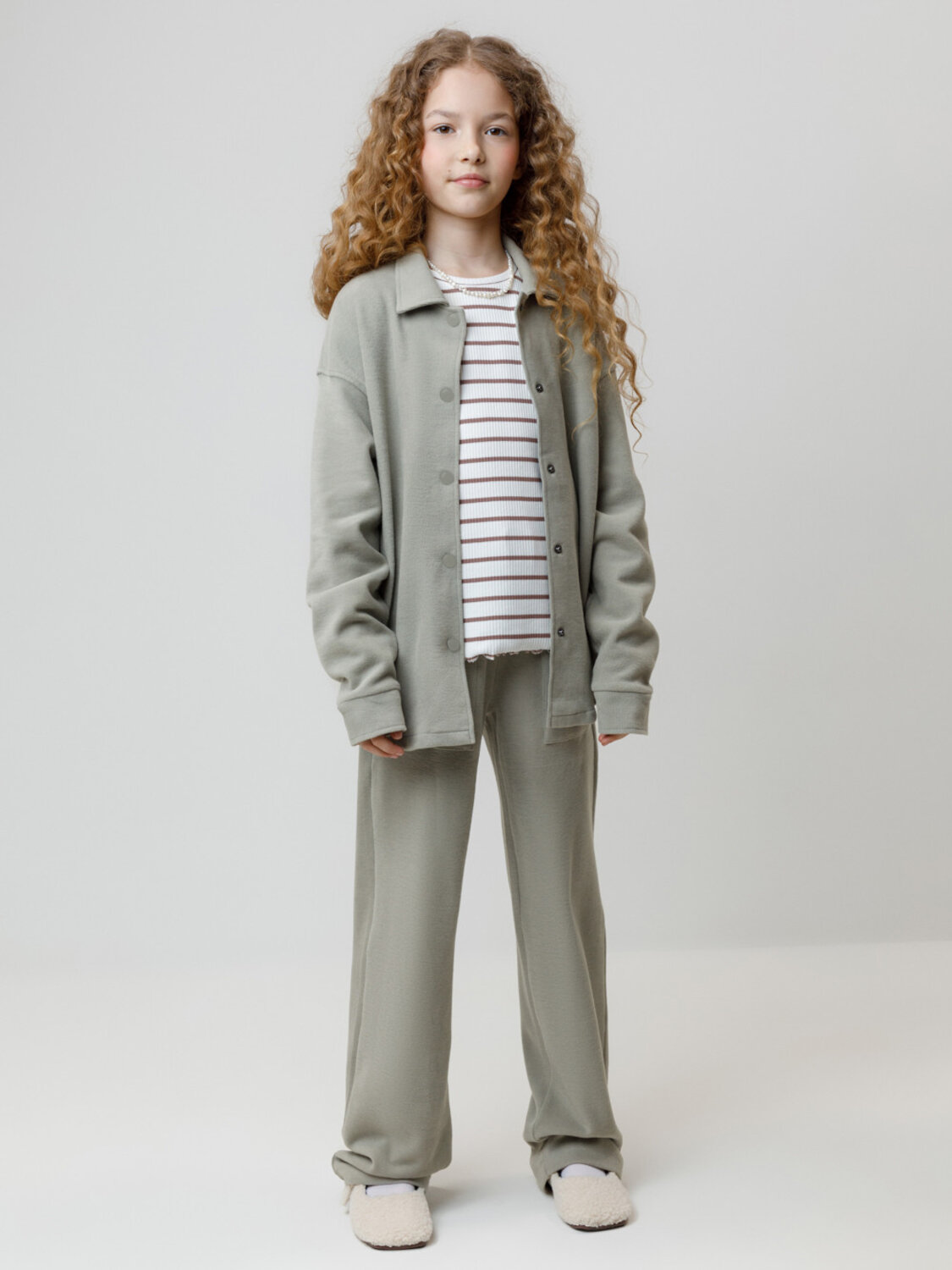 CROCKID Рубашка 571601 КР 302812 зеленый