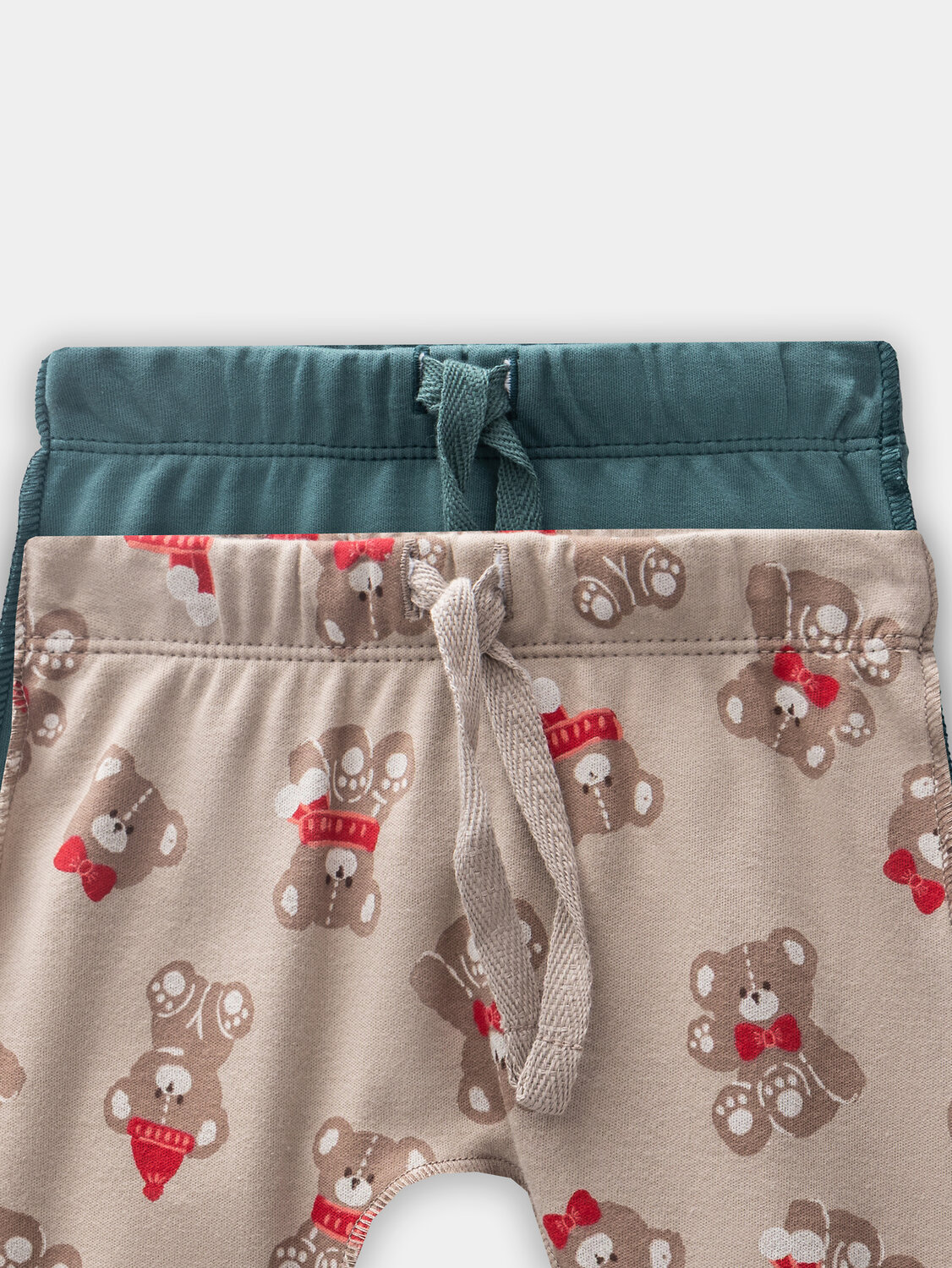 MARK FORMELLE Ползунки 571649 85113-1-2 НГ мишутки на бежевом +изумруд