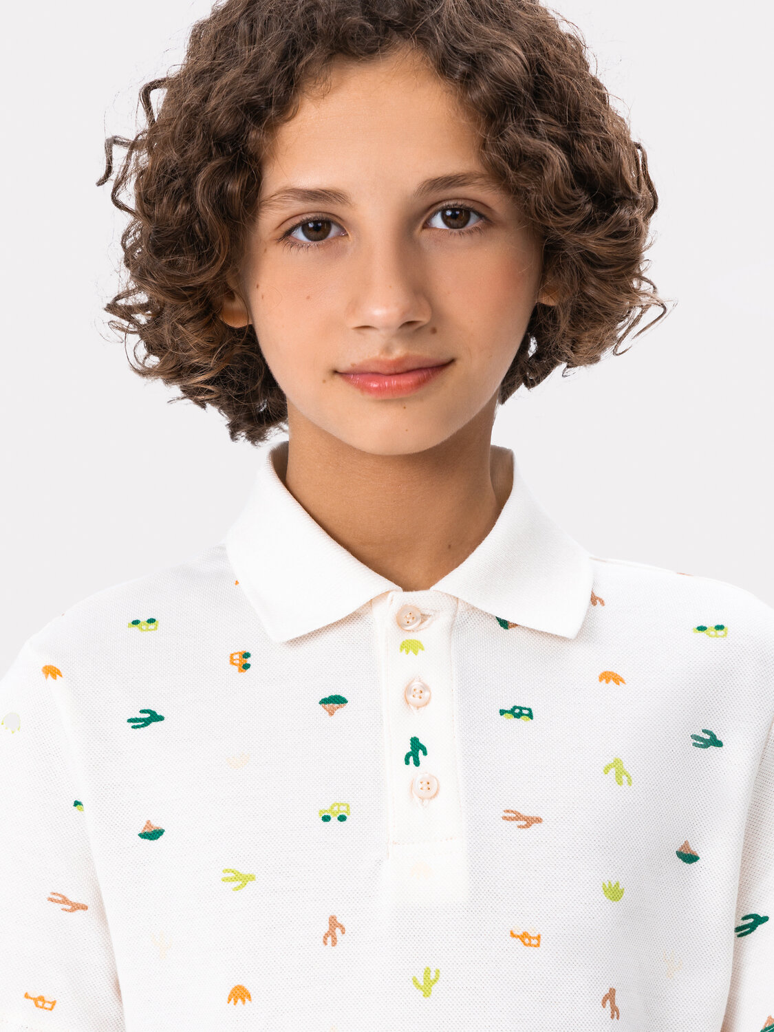 MARK FORMELLE Поло 571655 113430/1 рисунки на молочном