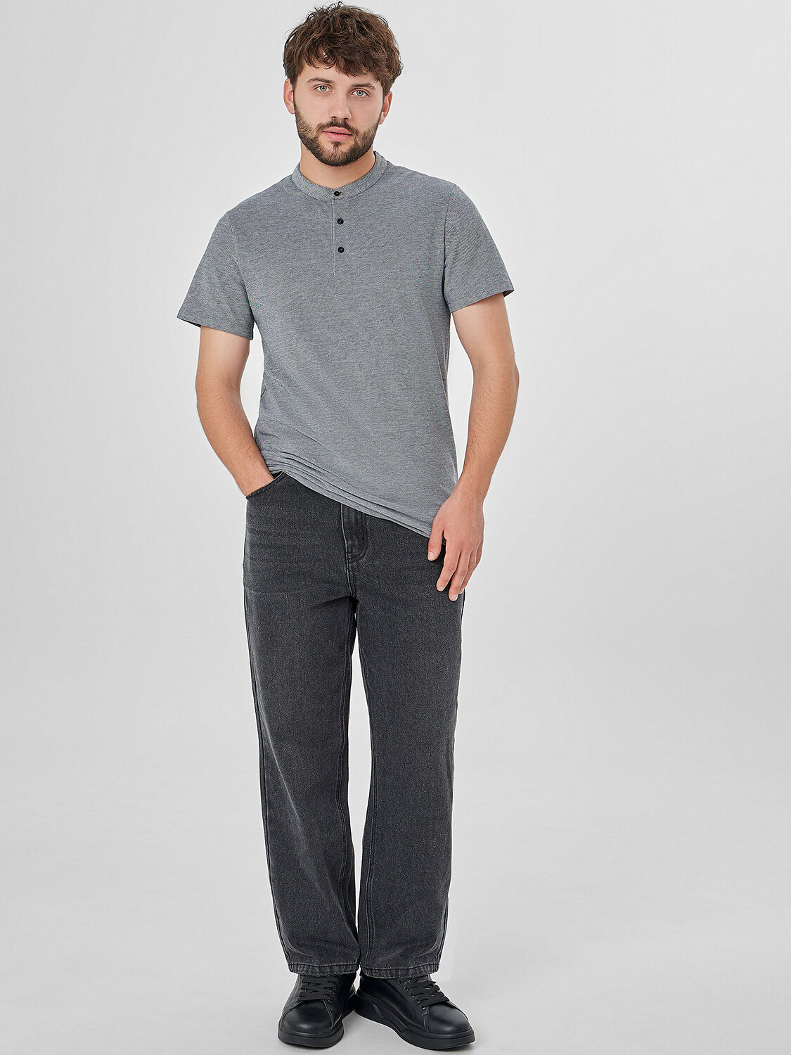 MARK FORMELLE Поло 571663 111697/1 двухцветный черный