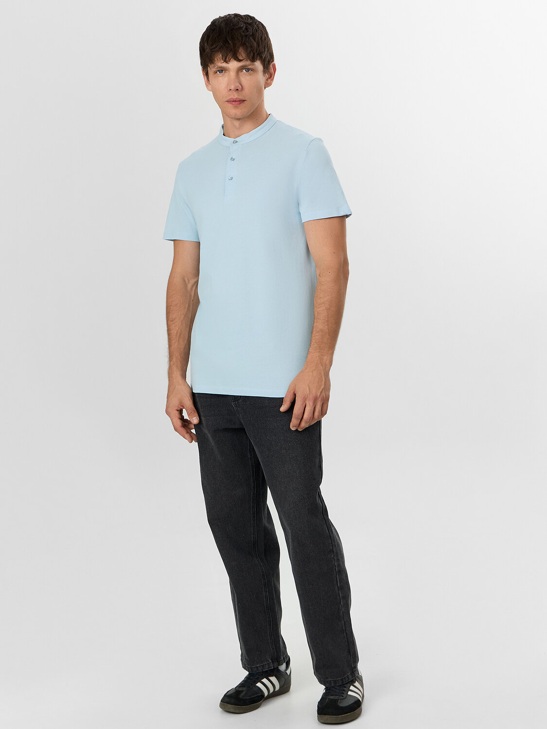 MARK FORMELLE Поло 571667 111697/1 серо -голубой