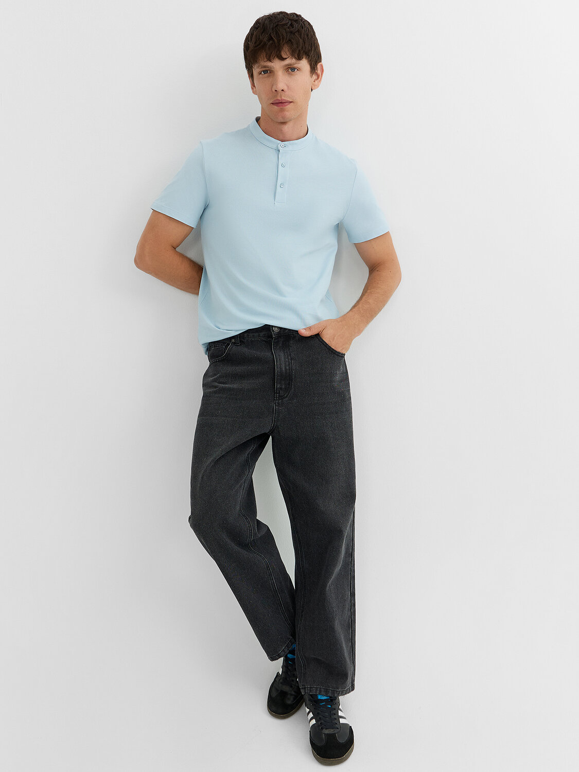 MARK FORMELLE Поло 571667 111697/1 серо -голубой