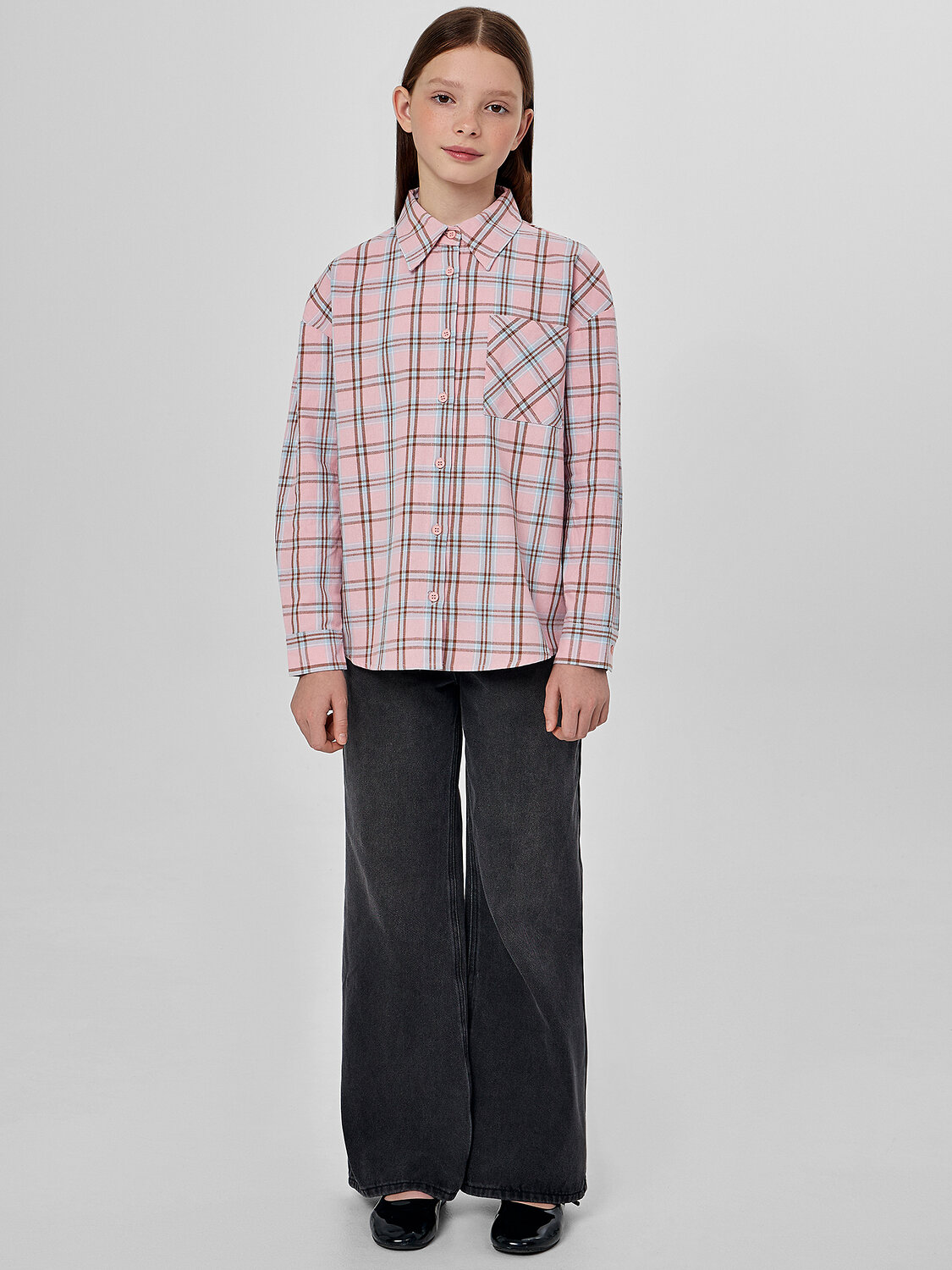 MARK FORMELLE Рубашка 571672 127981 голубая и розовая клетка