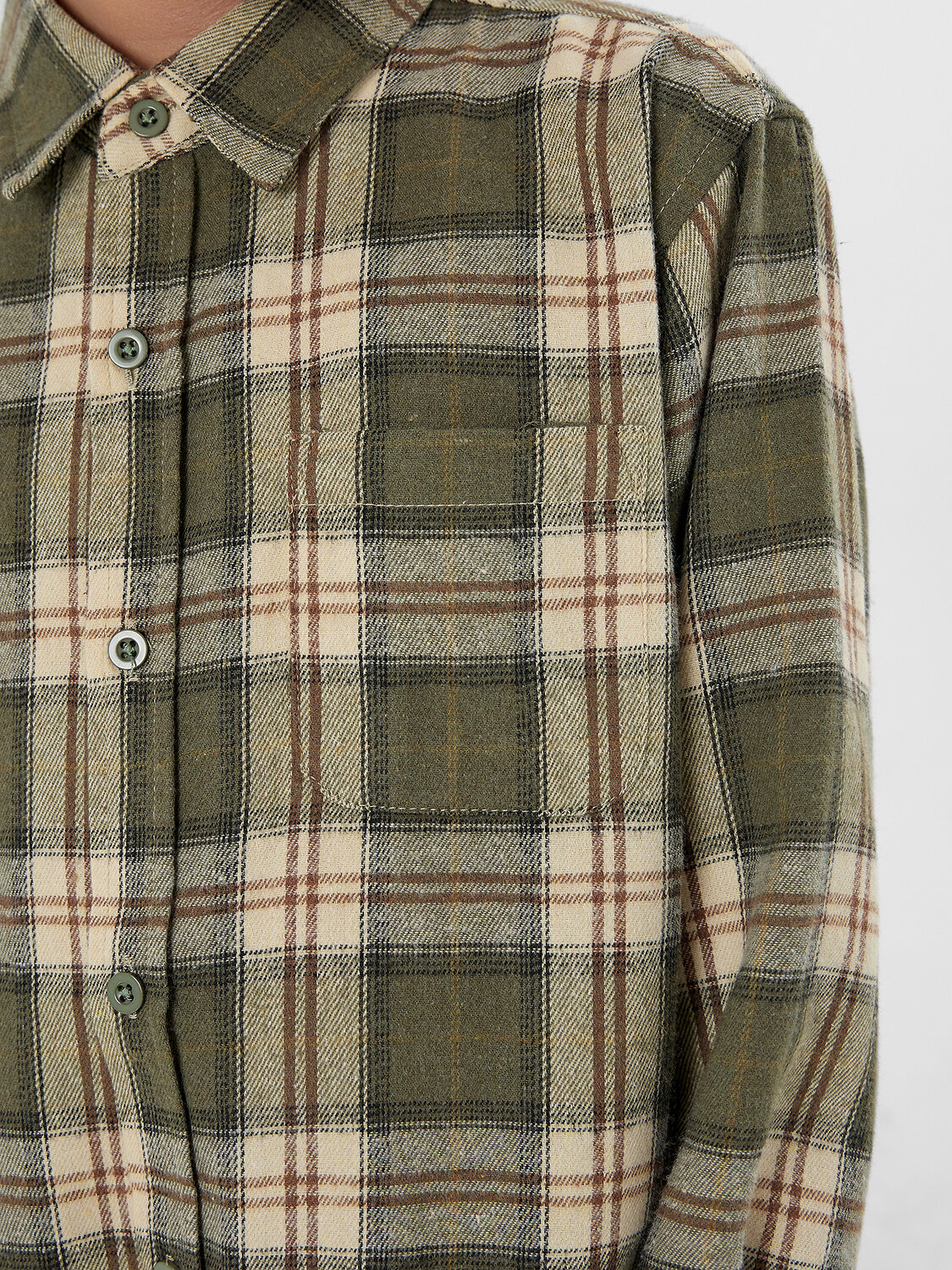 MARK FORMELLE Рубашка 571677 123490 зеленая клетка