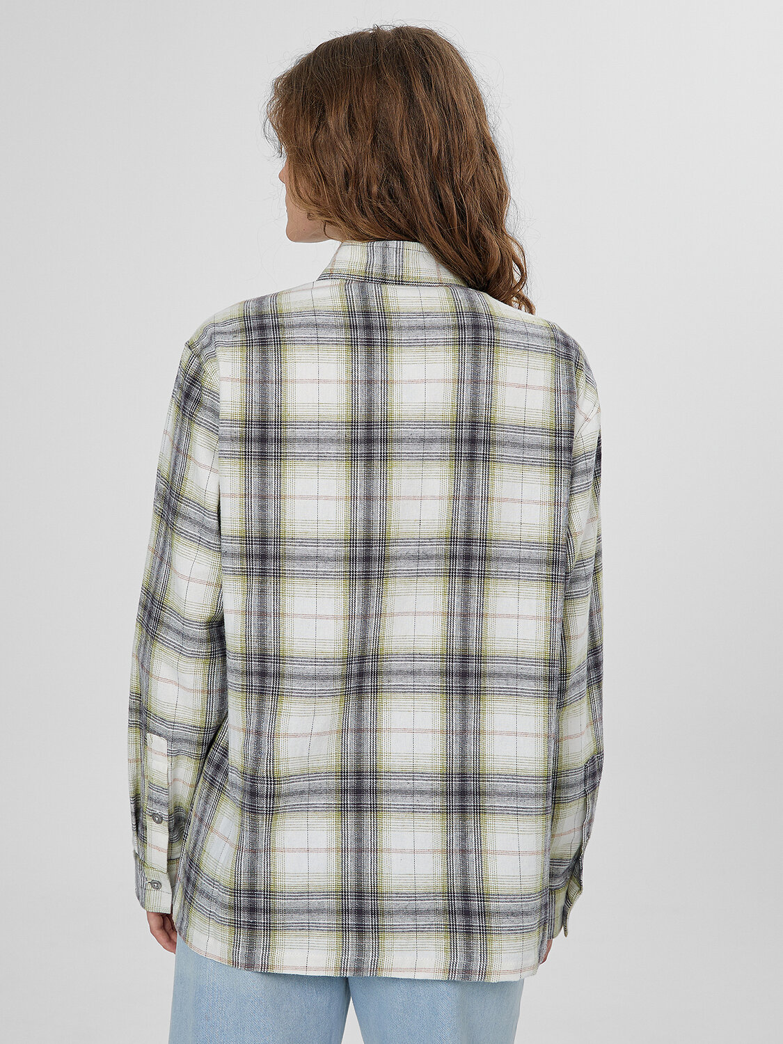 MARK FORMELLE Рубашка 571678 122963 бежево -серая клетка