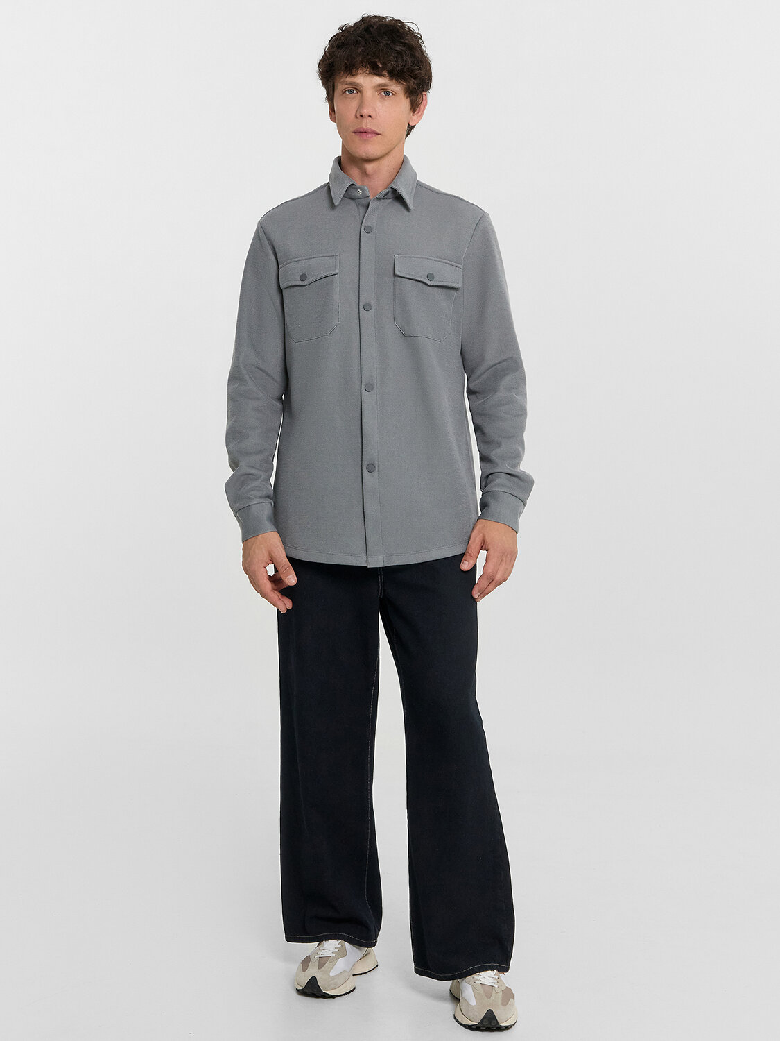 MARK FORMELLE Рубашка 571679 121198/1 двухцветный т.серый