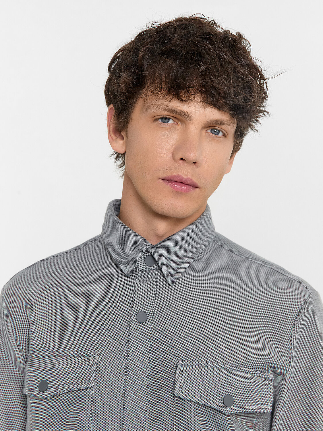 MARK FORMELLE Рубашка 571679 121198/1 двухцветный т.серый