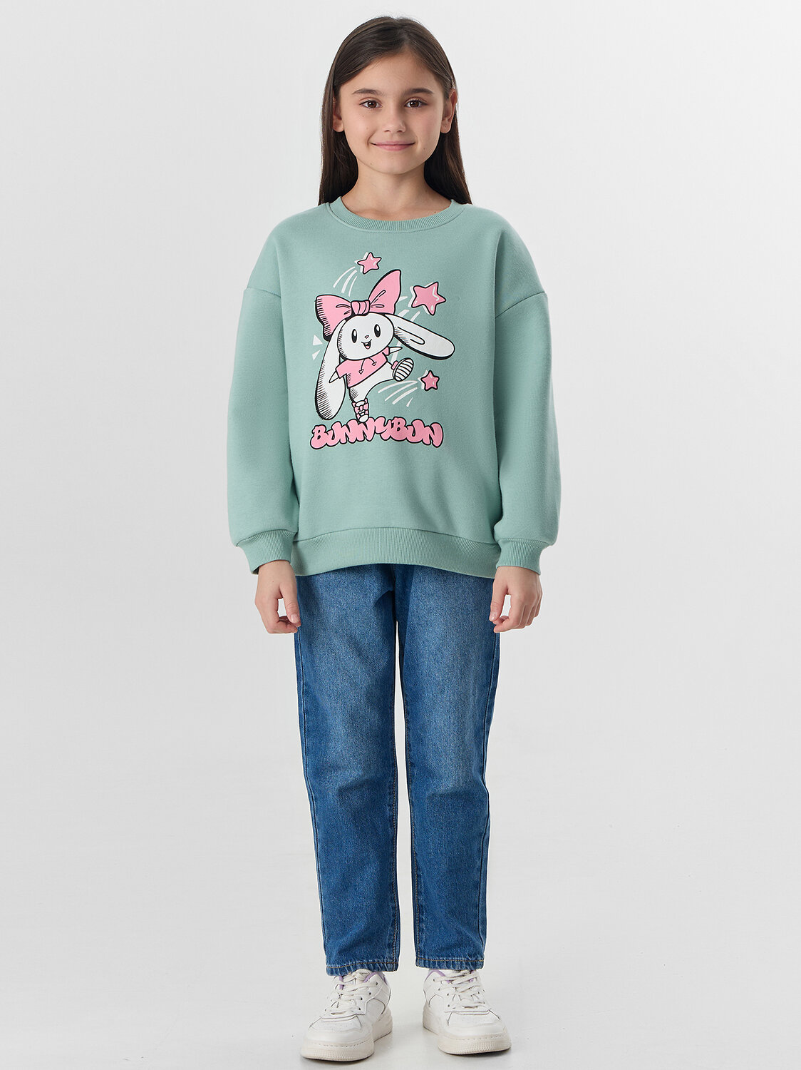 MARK FORMELLE Свитшот 571683 127958 шалфей +печать