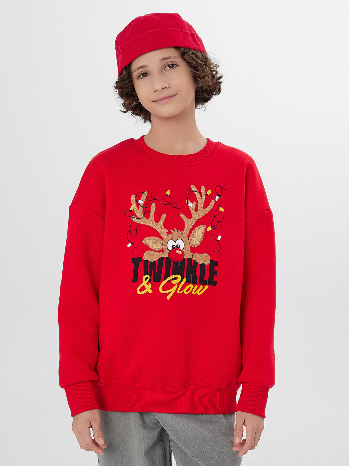 MARK FORMELLE Свитшот 571691 123437/1 красный +печать