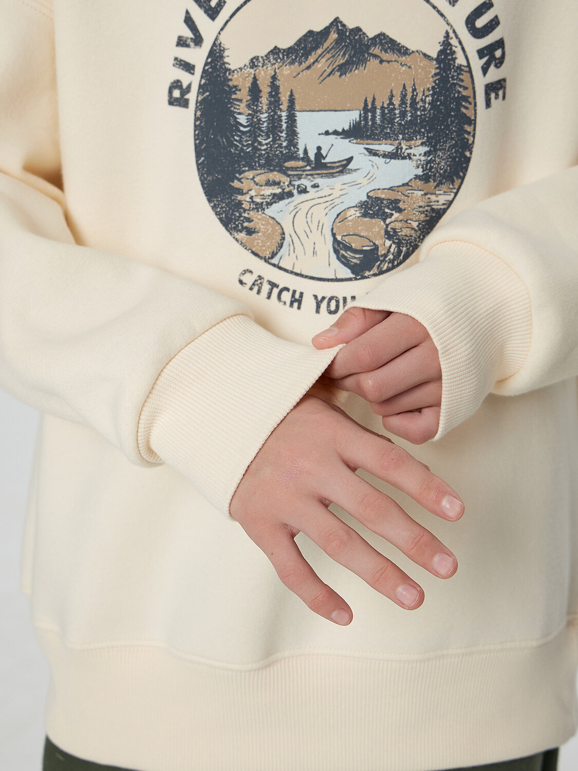 MARK FORMELLE Свитшот 571696 123487 топленое молоко +печать