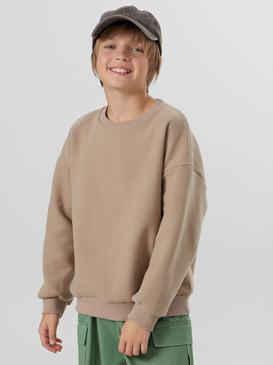 MARK FORMELLE Свитшот 571697 123489 серо -бежевый