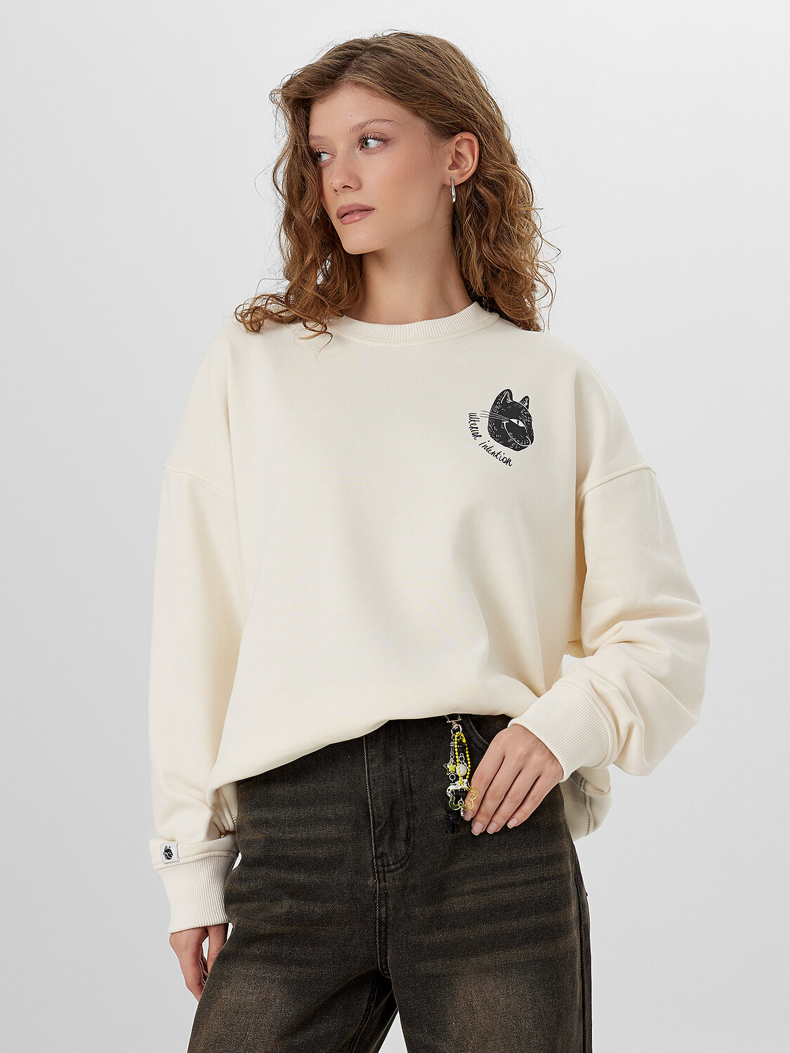 MARK FORMELLE Свитшот 571702 122813/1 молочный +печать