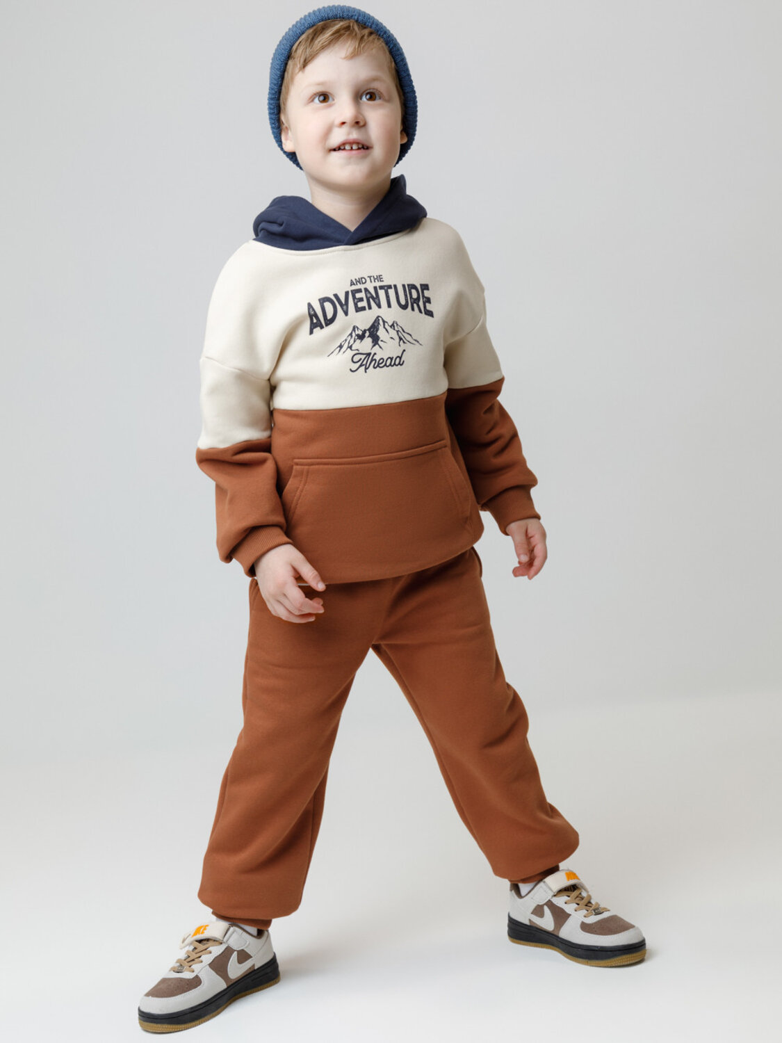 CROCKID Худи 571722 КР 302214 коричневый