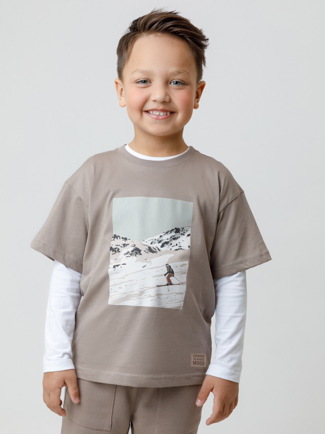 CROCKID Футболка 571728 КР 302799 коричневый