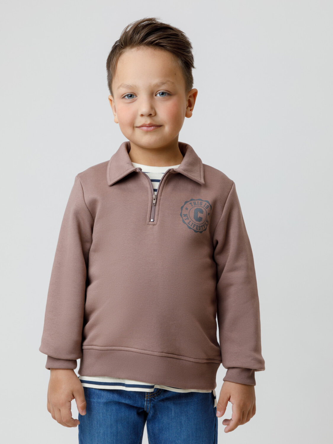 CROCKID Свитшот 571732 КР 302798 коричневый