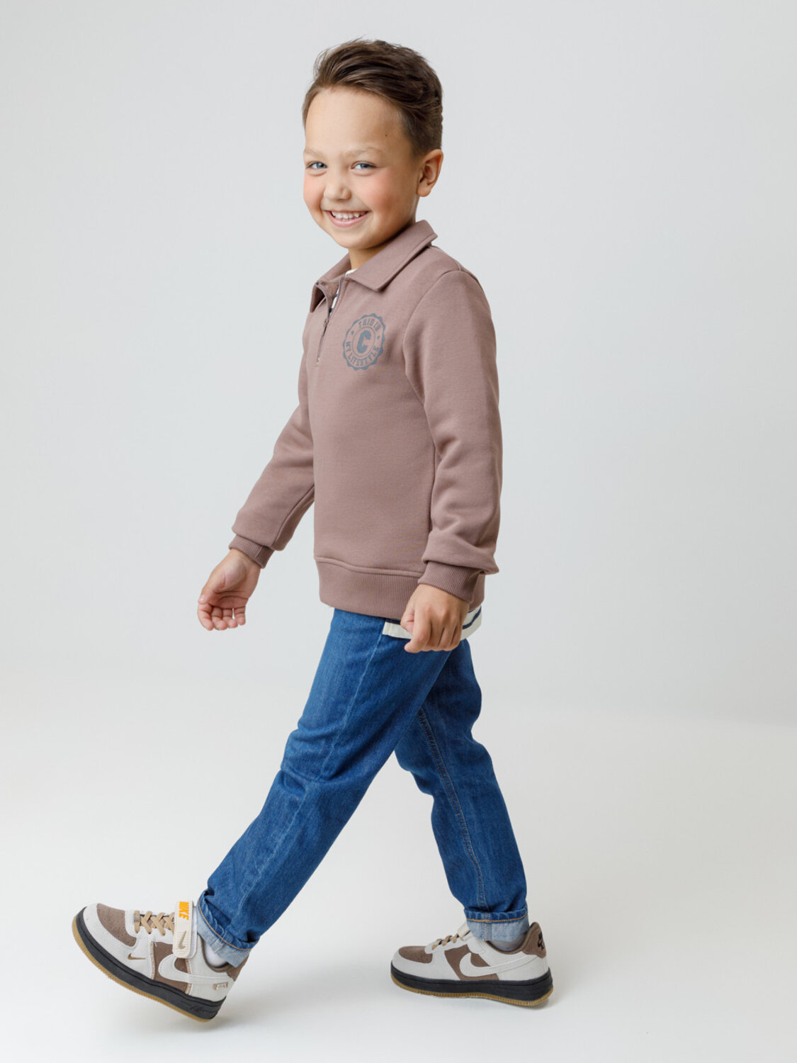 CROCKID Свитшот 571732 КР 302798 коричневый