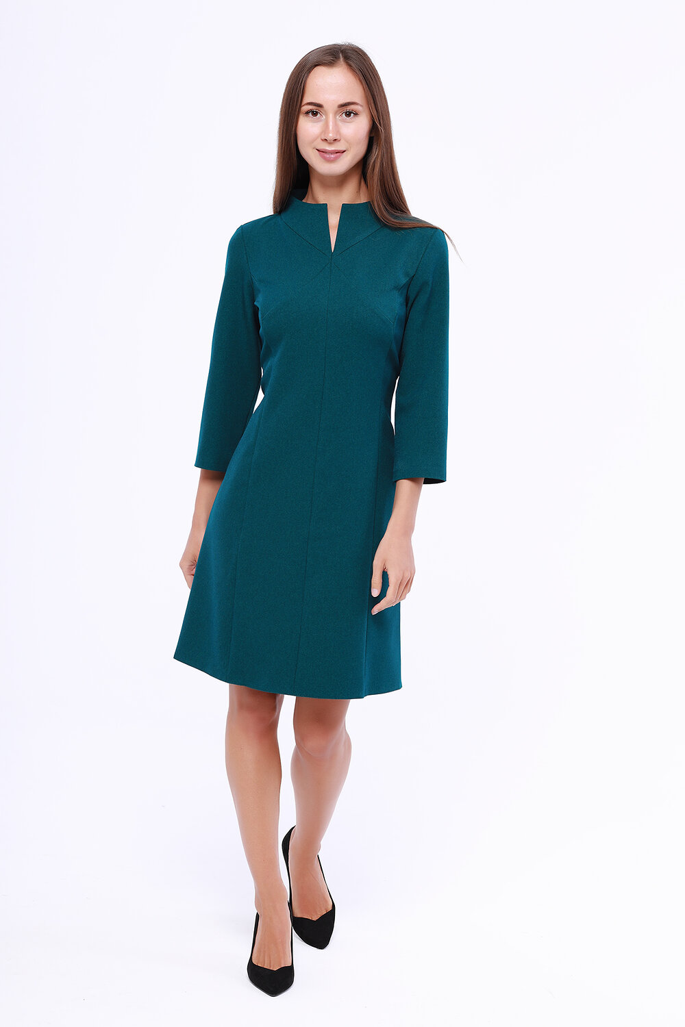 VISERDI Платье 91668 4302-зел 429985 Темно-зеленый