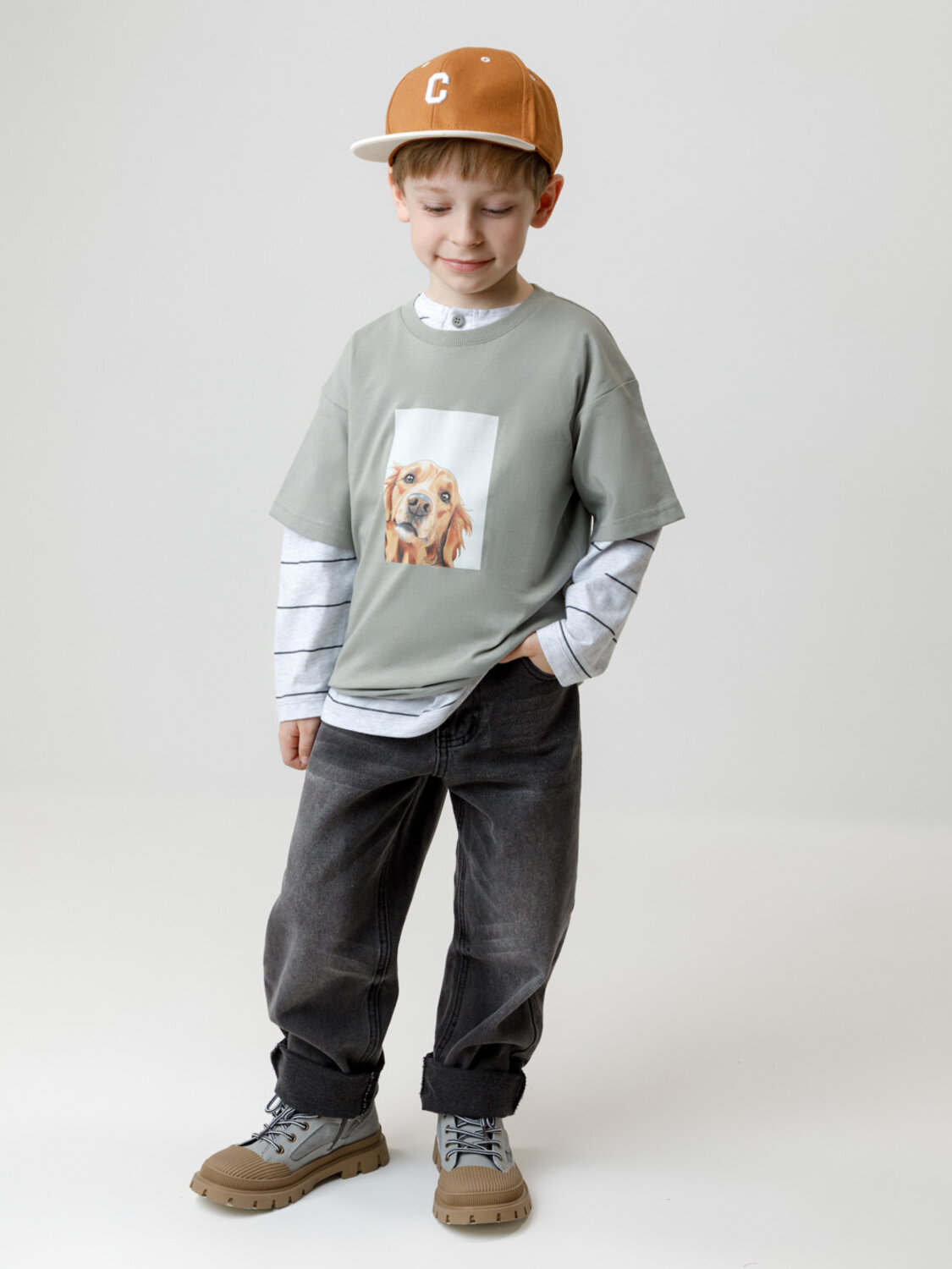 CROCKID Футболка 571772 КР 302915 хаки