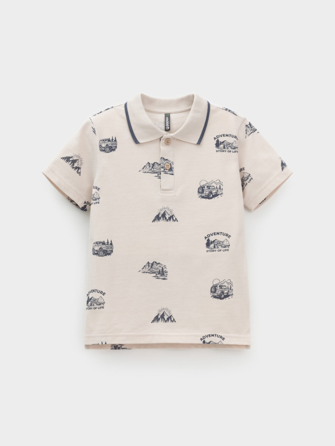 CROCKID Поло 571776 КР 302416 бежевый