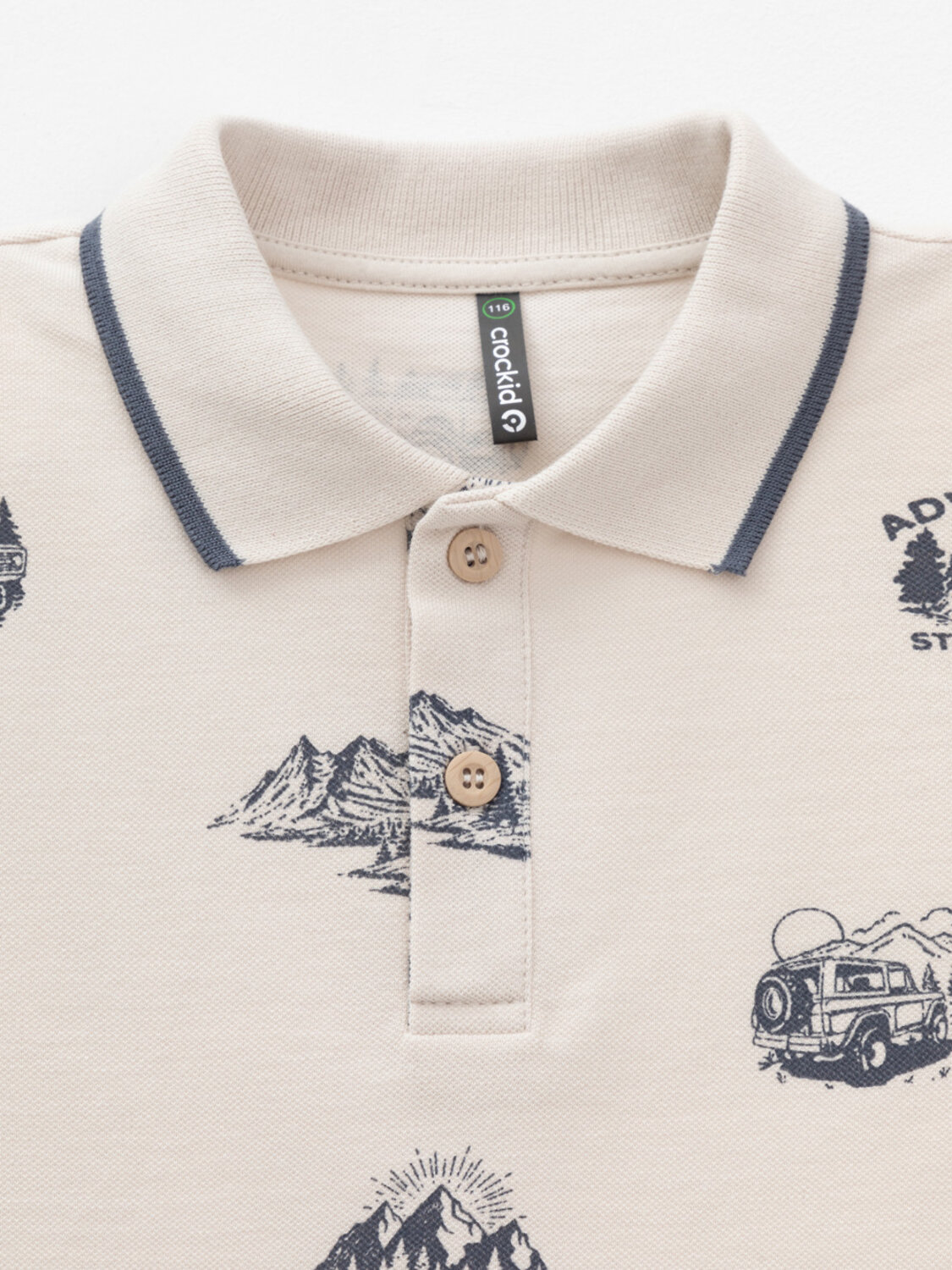 CROCKID Поло 571776 КР 302416 бежевый