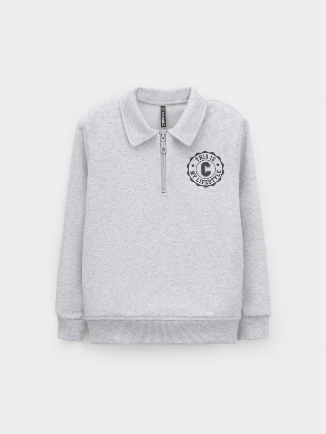 CROCKID Свитшот 571794 КР 302798 светло-серый5