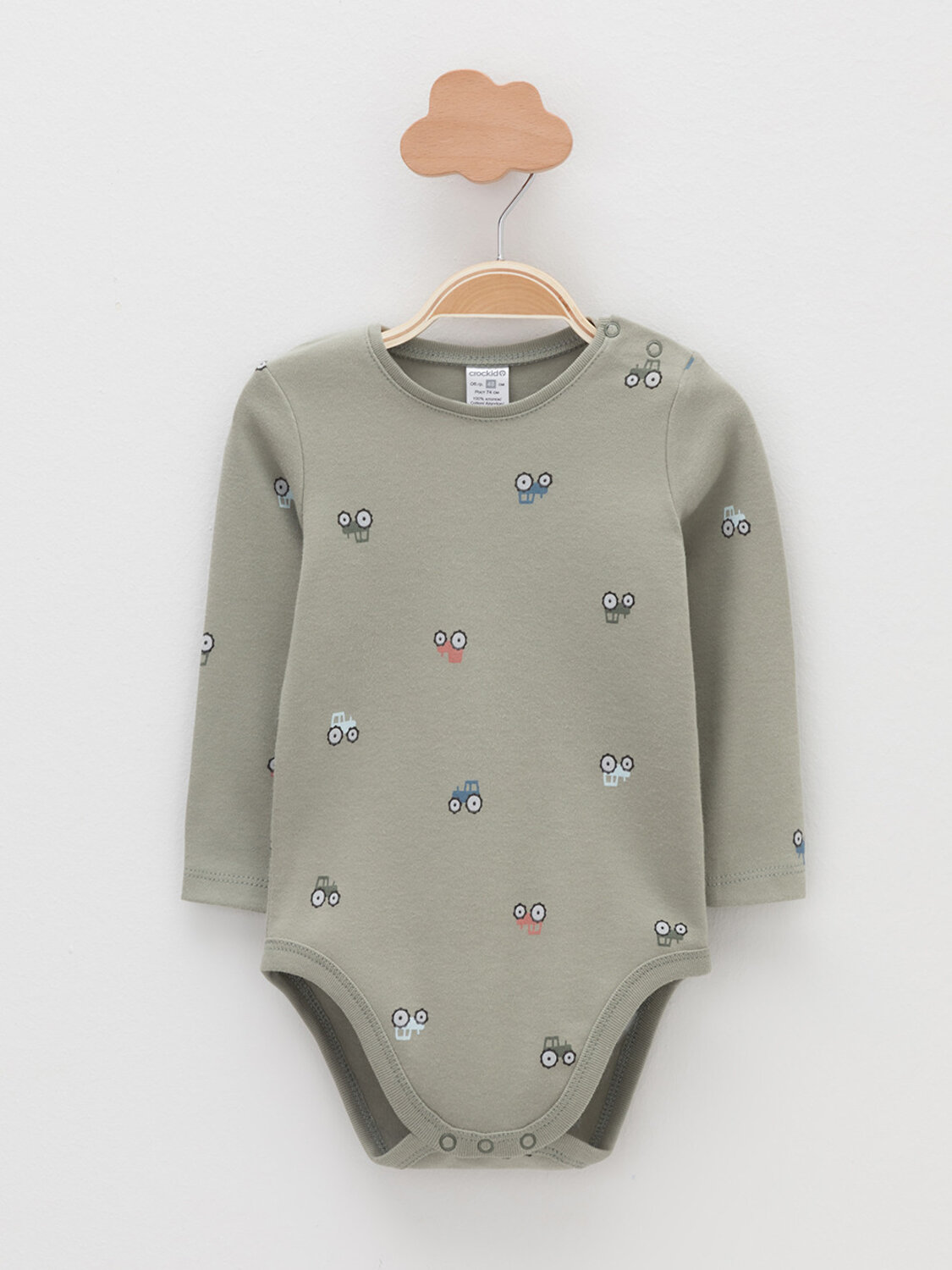 CROCKID Боди 571803 К 6087-2уп хаки