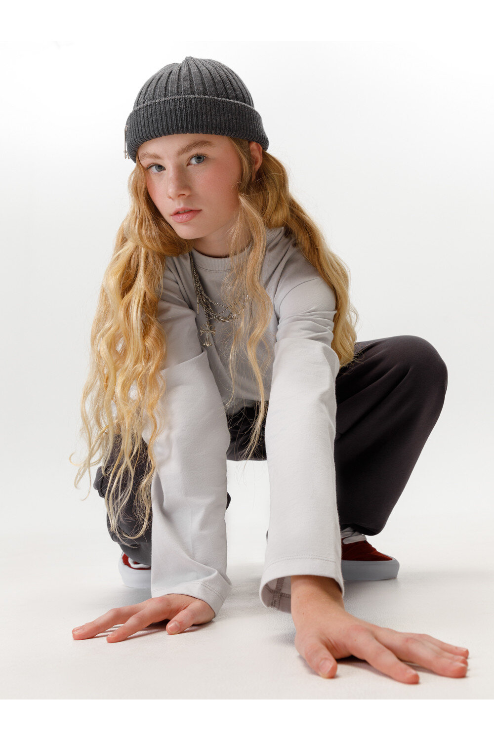 CUBBY Лонгслив 571806 КБ 302925 светло-серый5