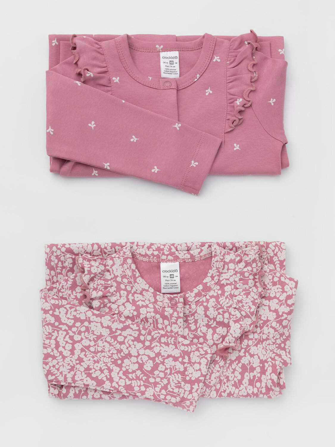 CROCKID Комбинезон 571821 К 6534-2уп розовый