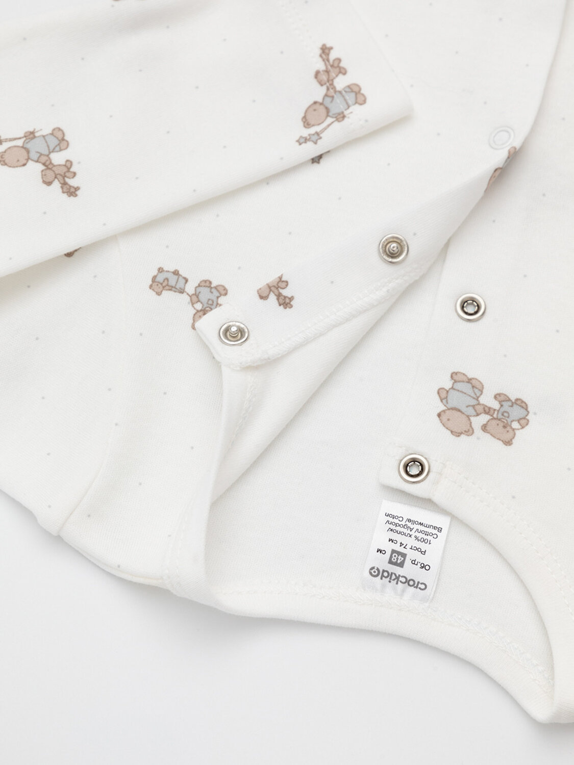 CROCKID Комбинезон 571835 К 6535-2уп светло-серый5