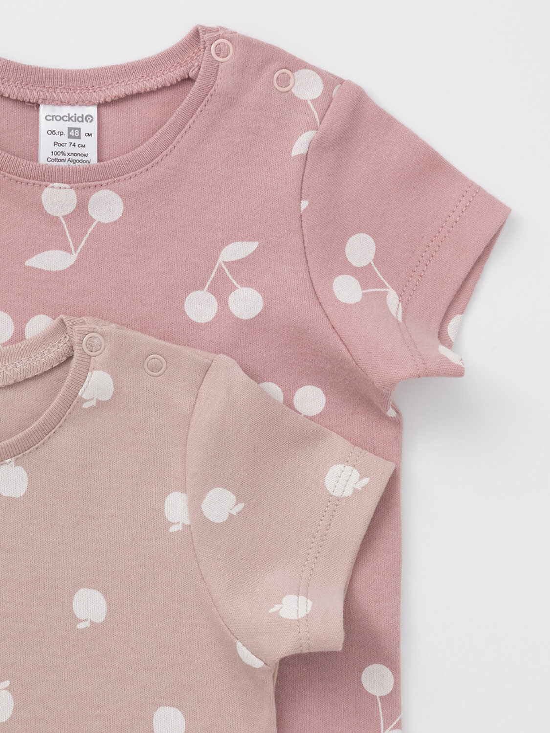 CROCKID Боди 571850 К 6073-2уп розовый