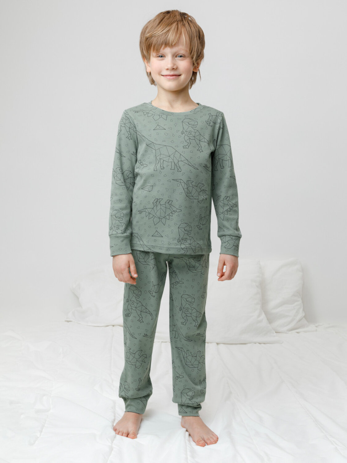 CROCKID Пижама 571861 К 1552 зеленый