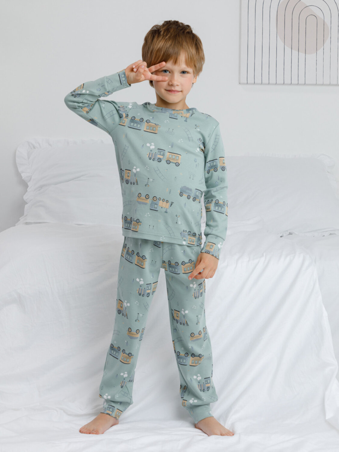 CROCKID Пижама 571868 К 1552 голубой