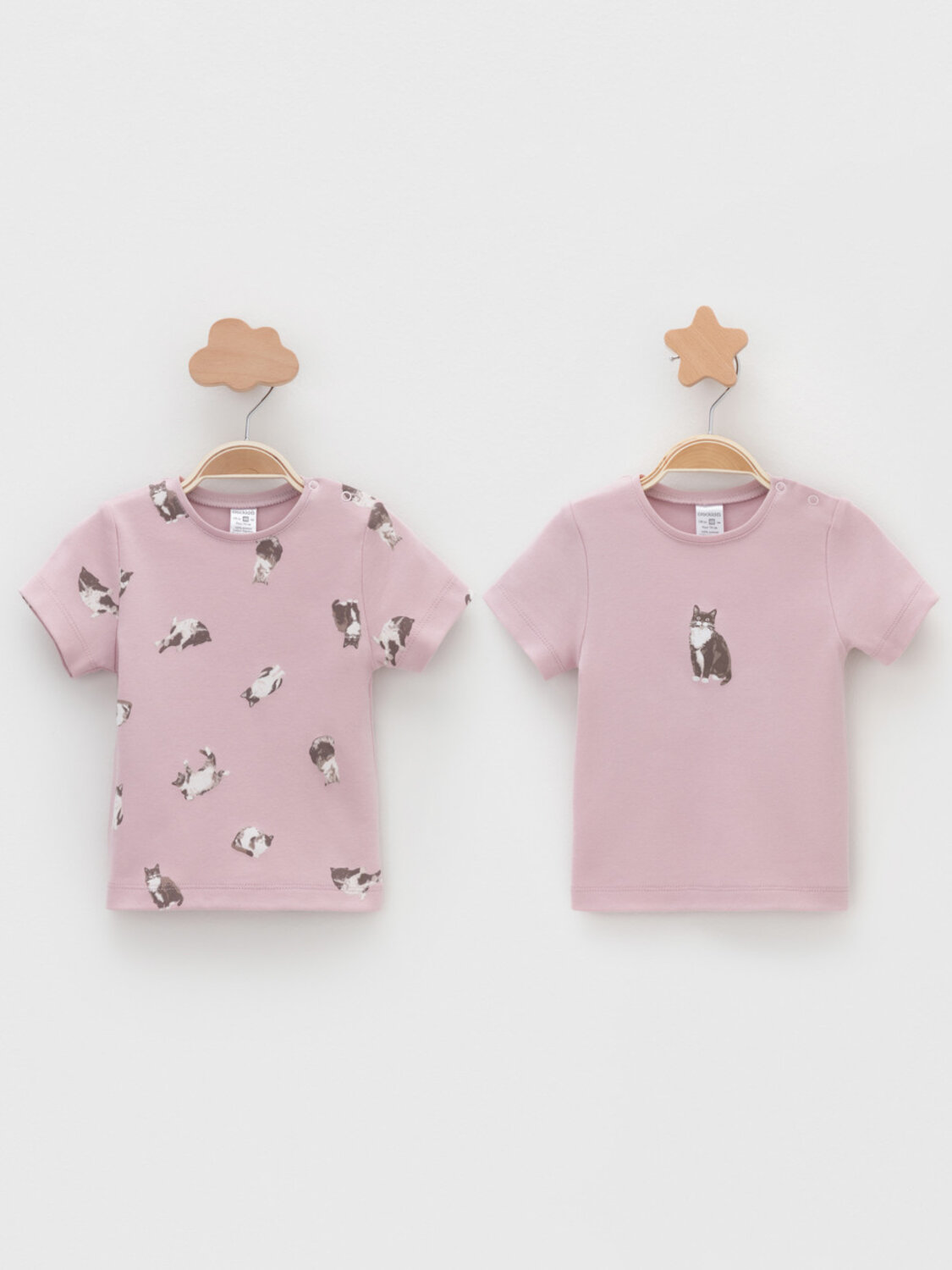 CROCKID Футболка 571886 К 301156-2уп розовый