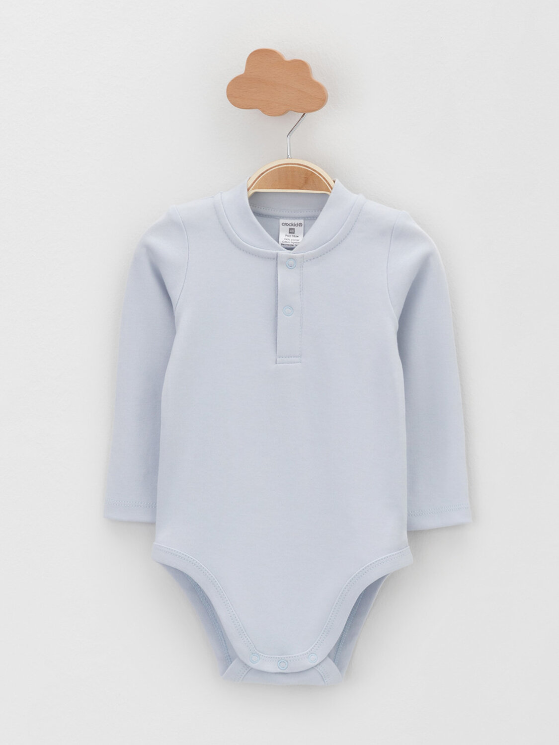 CROCKID Боди 571891 К 6542-2уп светло-серый5