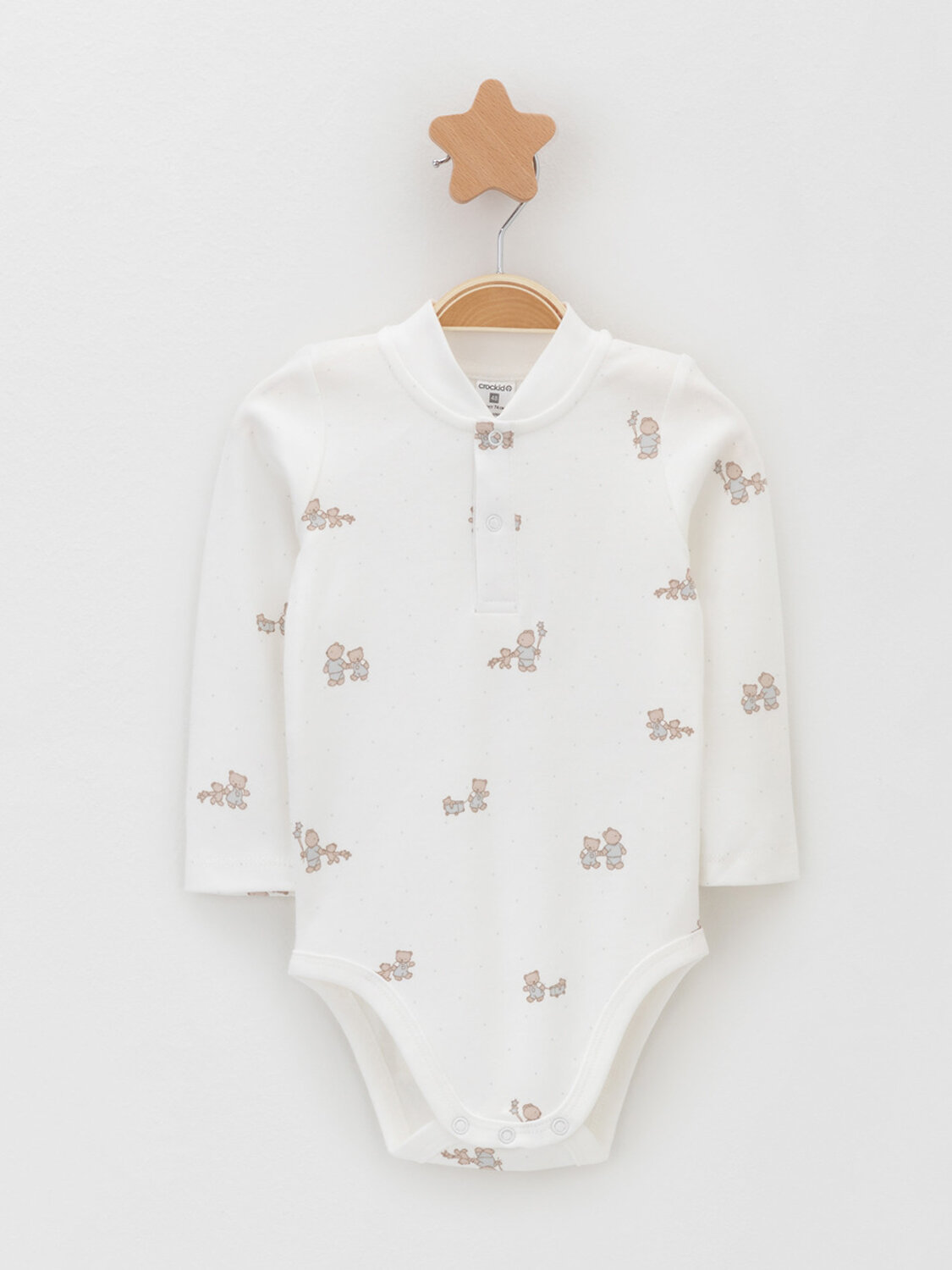 CROCKID Боди 571891 К 6542-2уп светло-серый5