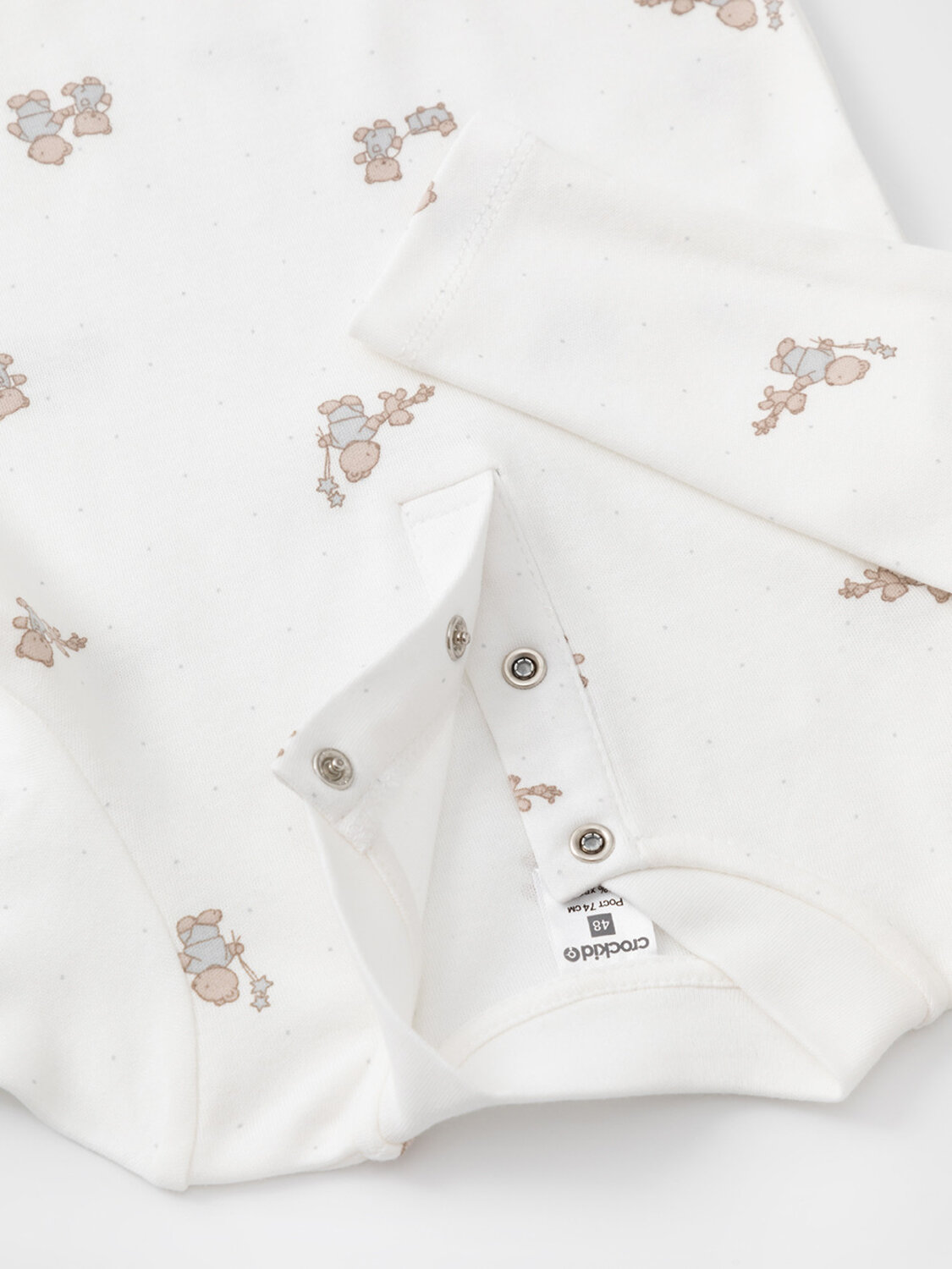 CROCKID Боди 571891 К 6542-2уп светло-серый5