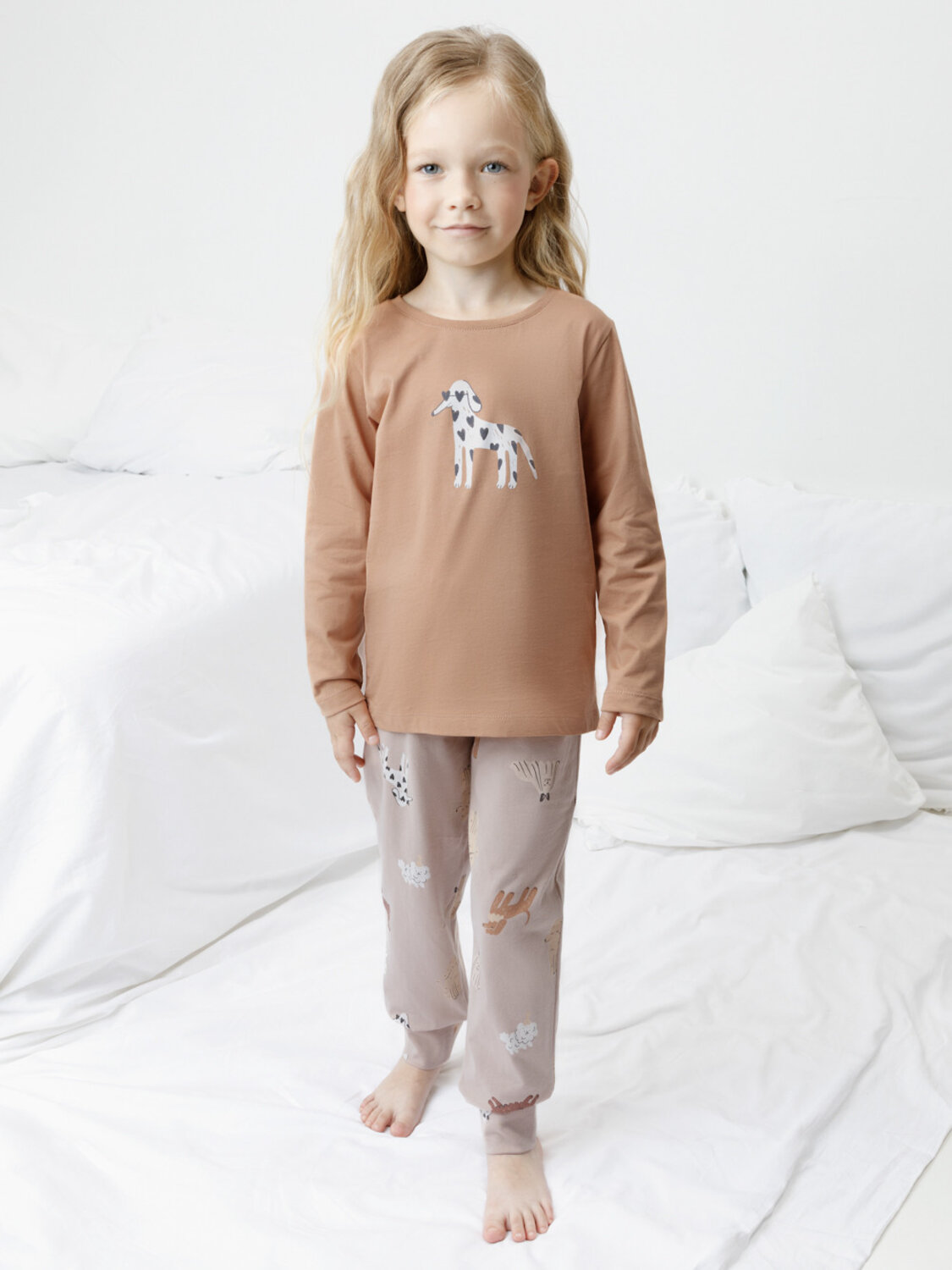 CROCKID Пижама 571894 К 1606 коричневый