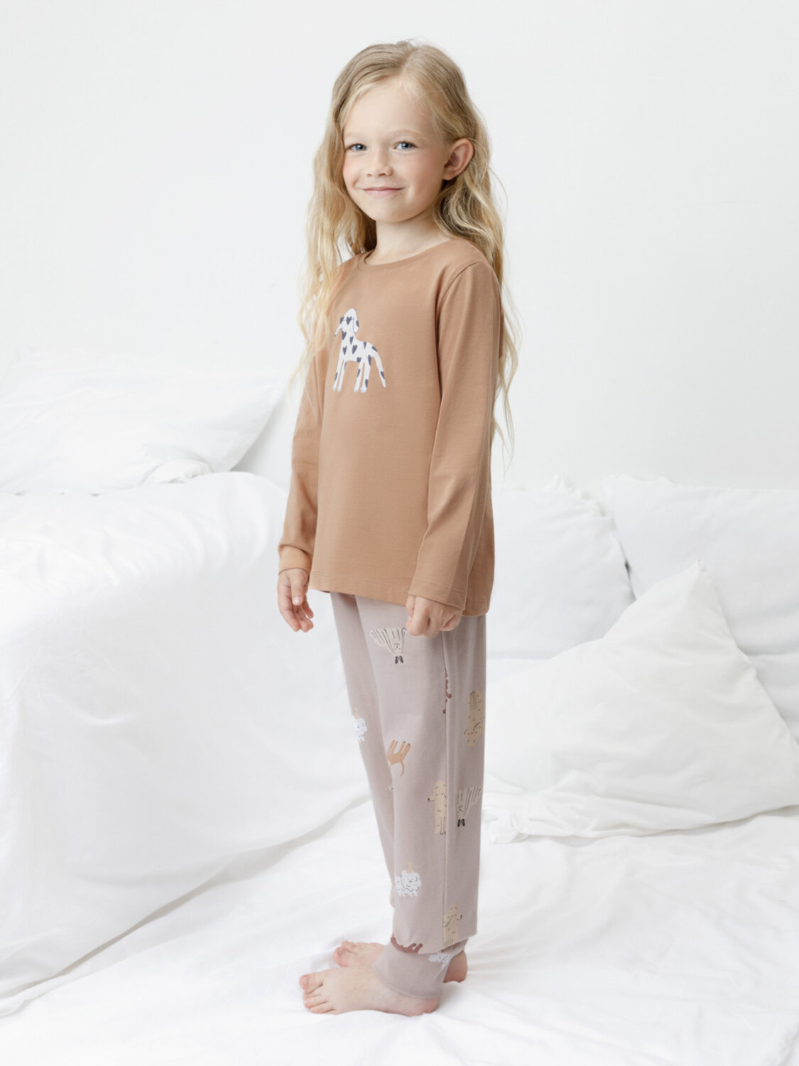 CROCKID Пижама 571894 К 1606 коричневый