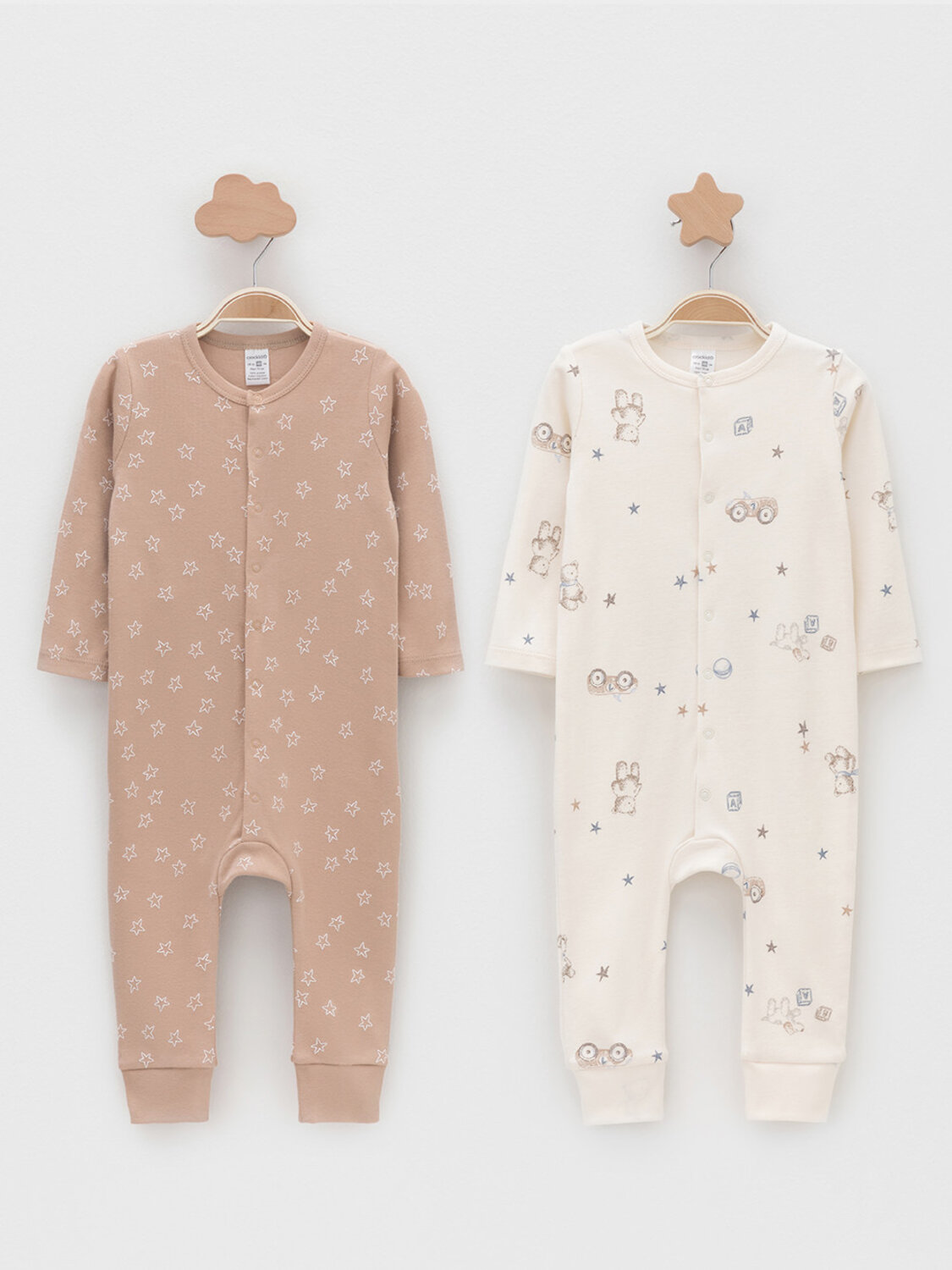 CROCKID Комбинезон 571905 К 6535-2уп бежевый