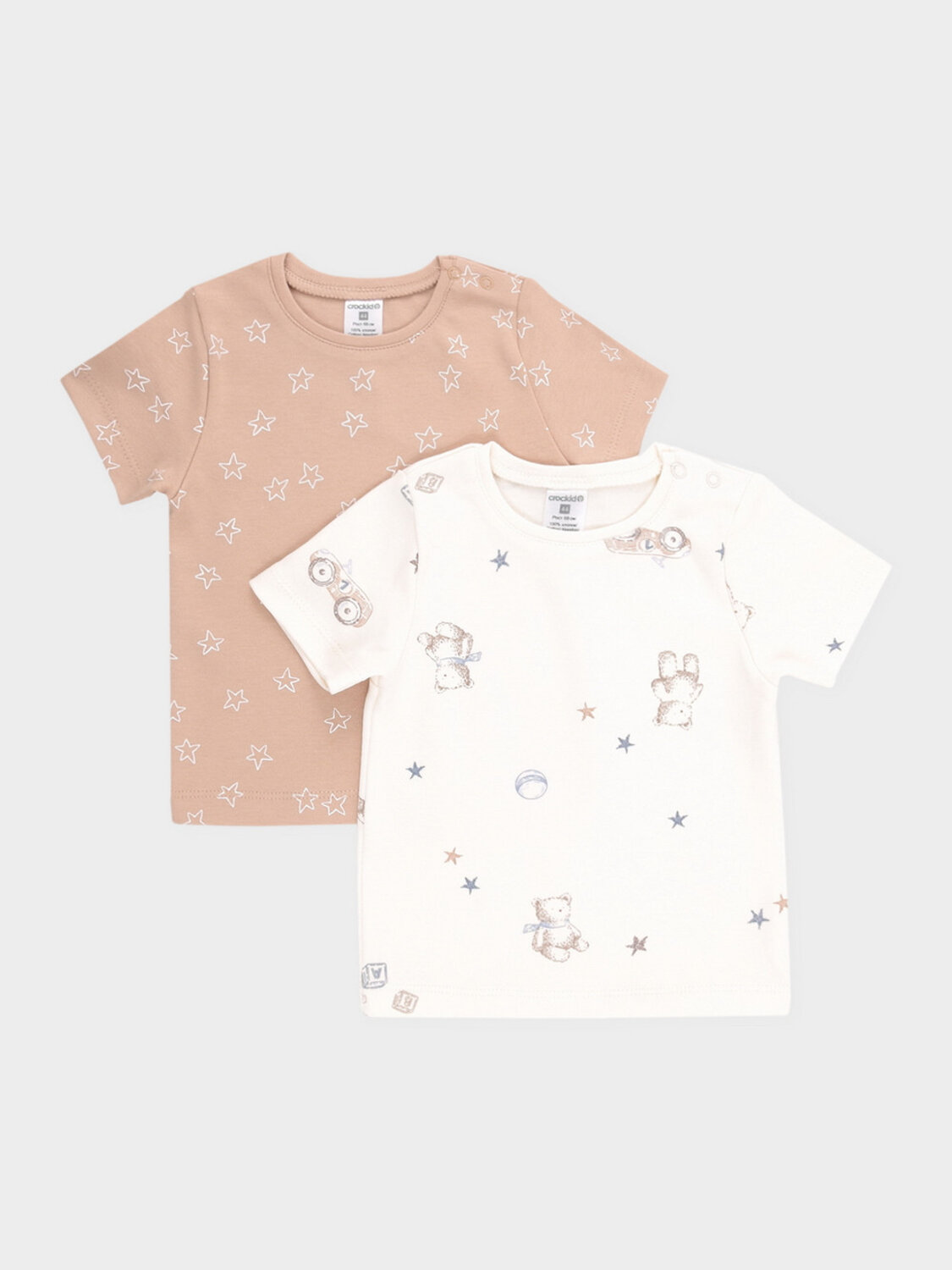 CROCKID Футболка 571906 К 301156-2уп бежевый