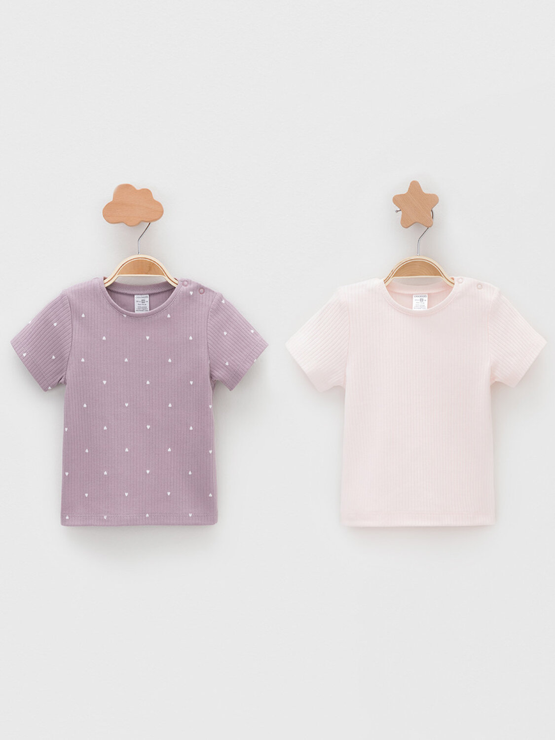 CROCKID Футболка 571908 К 302521-2уп светло-розовый