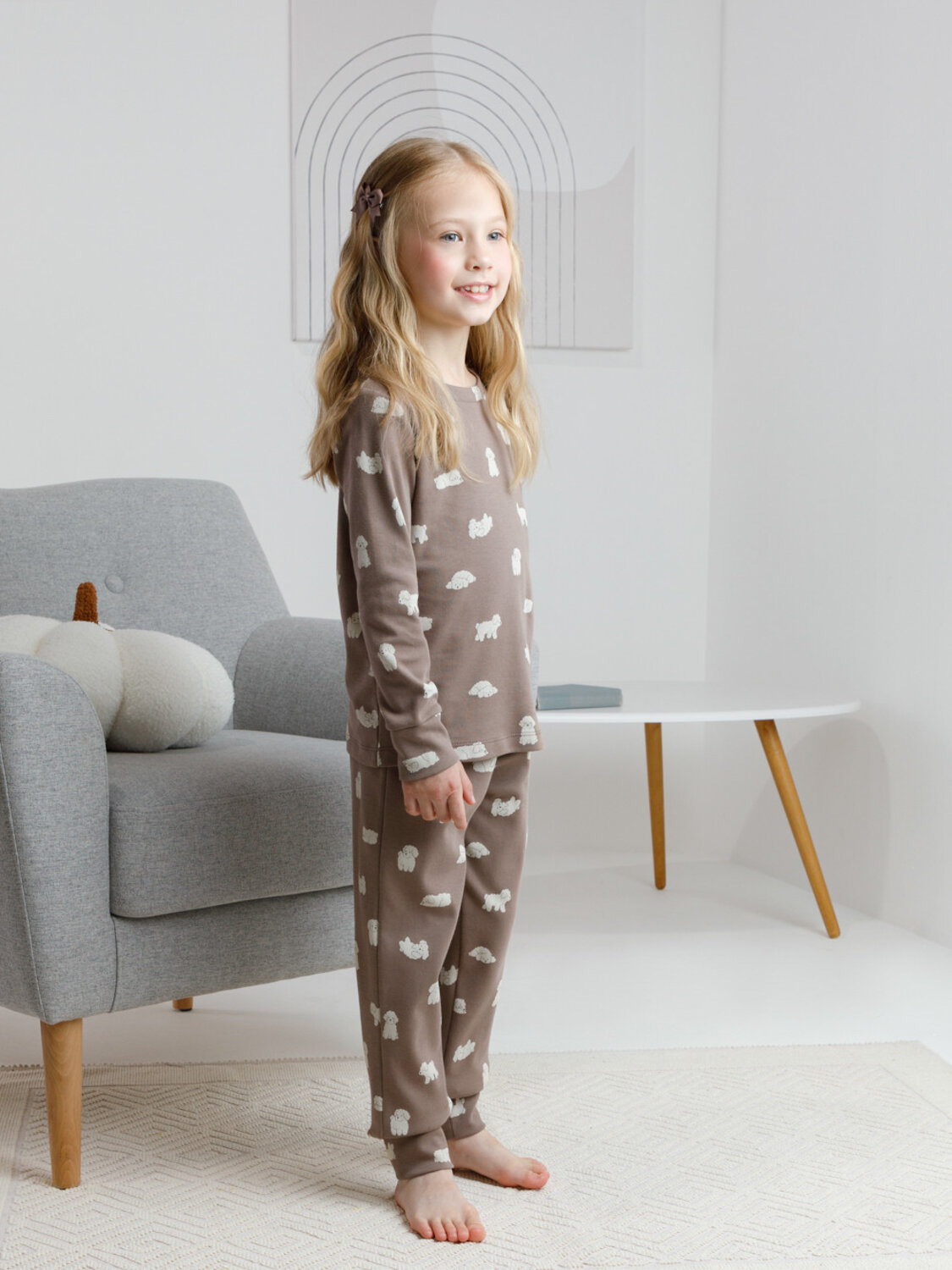 CROCKID Пижама 571915 К 1552 коричневый