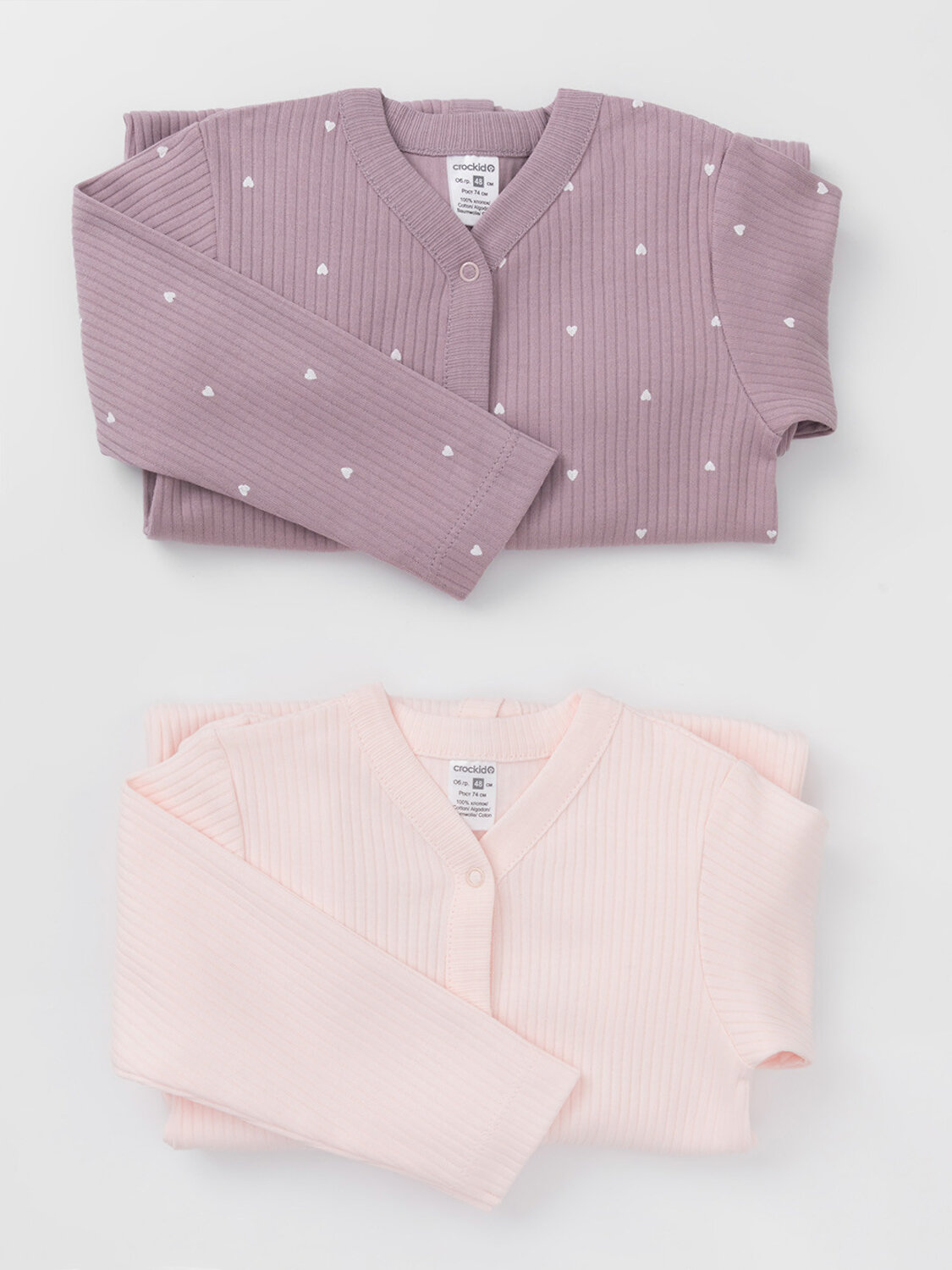 CROCKID Комбинезон 571922 К 6523-2уп светло-розовый