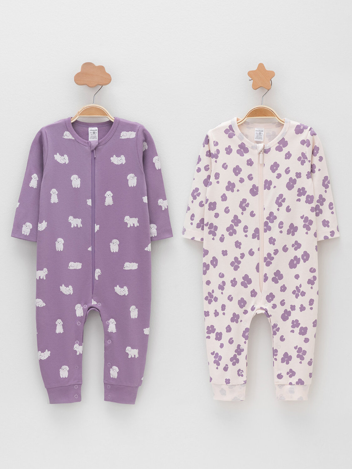 CROCKID Комбинезон 571923 К 6522-2уп фиолетовый